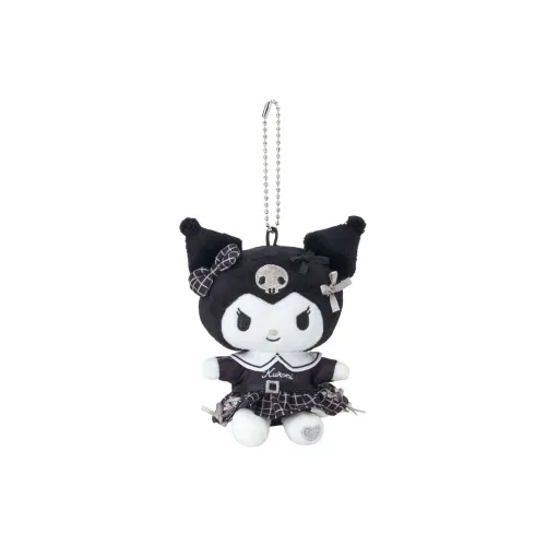 Санрио Kuromi Черный Белый Impression Куклы Плюшевый Брелок 17 см Высота