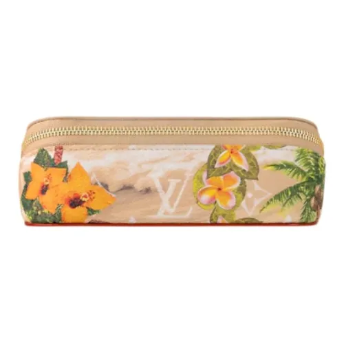 LOUIS VUITTON Холст Чехол для очков Унисекс Многоцветный
