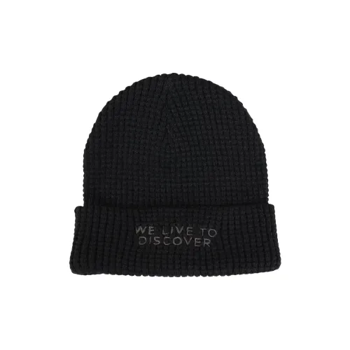 Jack Wolfskin Полиэстер Акрил Трикотажная ткань Акриловое волокно Шапки-бини Мужской Черный