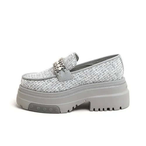 BLOCCO5 Грубый каблук Высокие каблуки 7 см Женские Серый