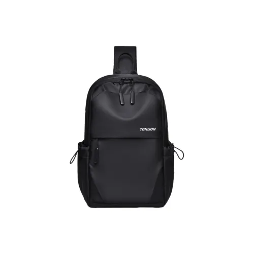 Tonlion Ткань Sling Сумка Стандартная Унисекс Черная