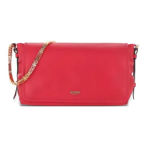MOSCHINO Полиолефин Плечевая сумка Женская Красная