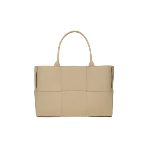 Bottega Veneta Сумка Tote из коровьей кожи сумка для покупок сумка среднего размера женская бежевая