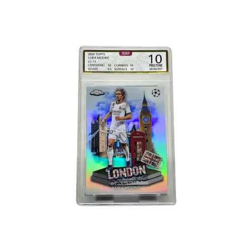 Topps Luka Modrić Игрок Карта с Лондон Calling Коллекция Real Madrid Moment Champions By 10 Points Спортивные Карты