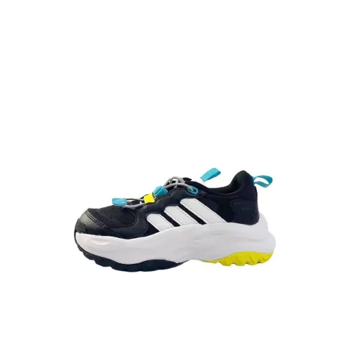 Adidas Maxxwavy Аbrasion Resistant Низкий Топ Детская Беговая Обувь Черная Детская