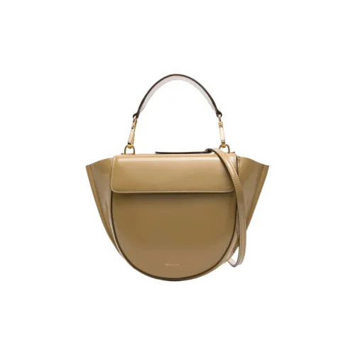 Wandler Кожа Одно Плечо Сумка Мини Женская Светло-Коричневая