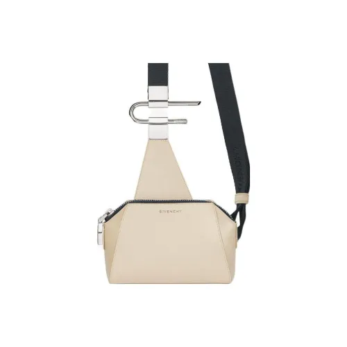 Givenchy Antigona Коровья кожа Сумка через плечо Мини Мужская Светло-коричневая