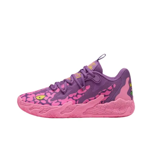 PUMA MB.03 Баскетбольные кроссовки Low Топ Розово-фиолетовый Мужской