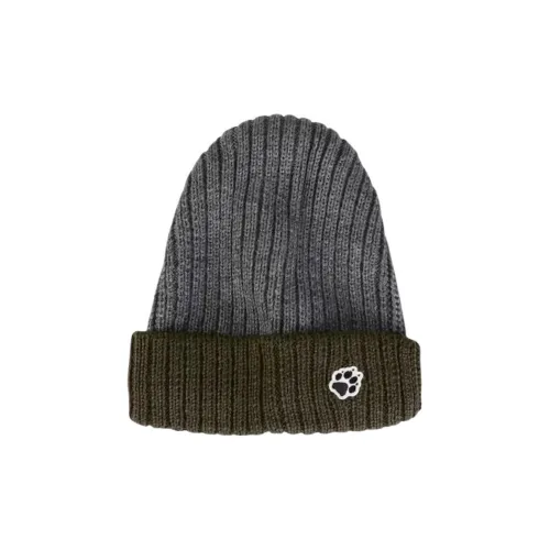 Jack Wolfskin Акрил Шерсть Трикотажная ткань Шапки-бини Детский Серый