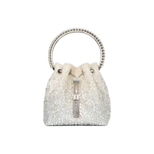 Jimmy Choo Сатиновая ведрообразная сумка сумка через плечо сумка для женщин цвет сливовый