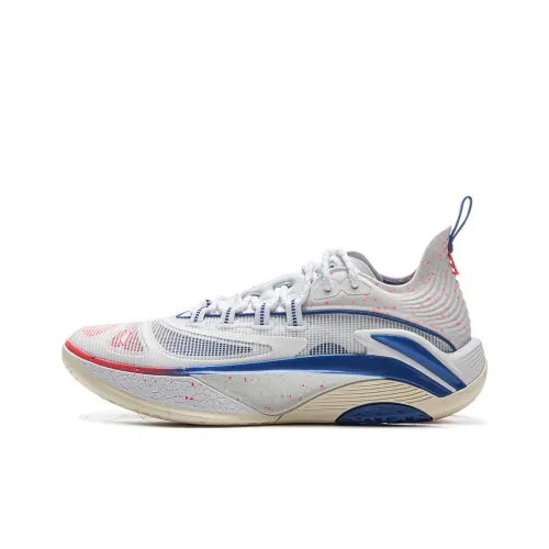 LINING BadFive Hunter 1 Super Баскетбольные кроссовки Низкий верх Стандартный белый Мужской