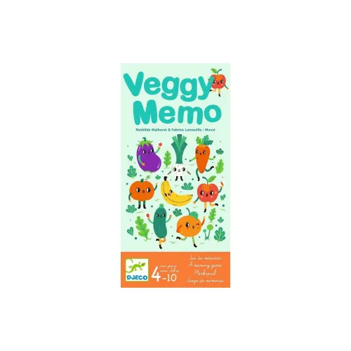 DJECO Овощной Memo Память Парные Развивающие игрушки