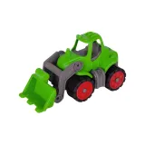 Зеленый мини экскаватор