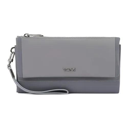 TUMI Nylon Запястье Сумка Кошелек Женские Серый