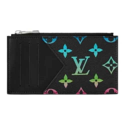 LOUIS VUITTON Victor Canvas Wallet Men's Black
