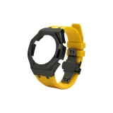 Чёрный песок Чехлы для часов Жёлтые ленты