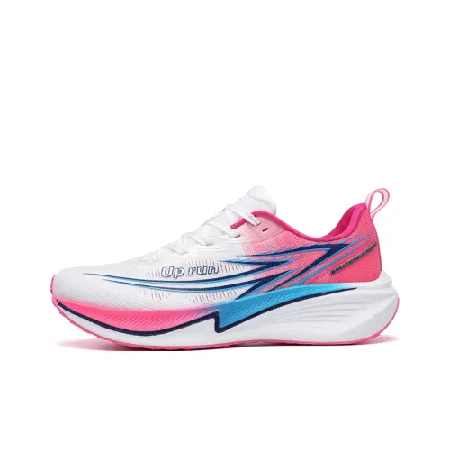 Кроссовки Up Run Low Top Белый Жемчужный Розовый Красный Унисекс
