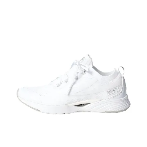 MARINESS x FILA RGB Fle Low Топ Кроссовки для тренировок Женские Белые