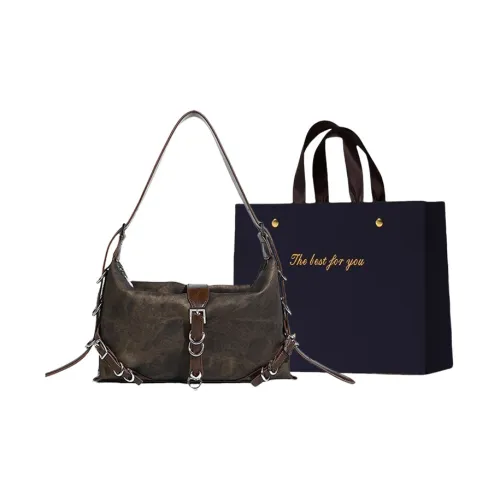 ZUONU ПУ (полиуретан) Сумка через плечо Сумка на плечо Стандартная Женская Коричневая