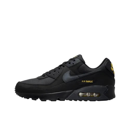 Nike Air Max 90 Low Топ Повседневные Беговые Кроссовки Унисекс Черные