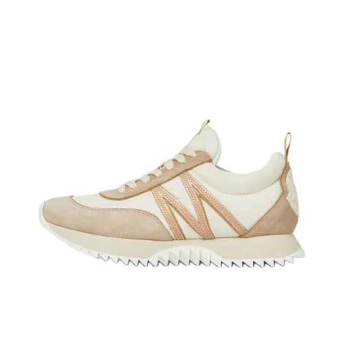 Moncler Pacey Low Топ Повседневная обувь Женская Айвори Белый