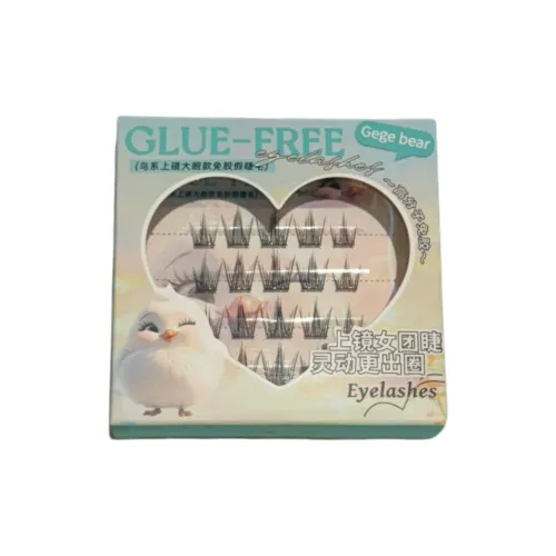 Gege Bear Bird Series Фотогеничный Big Eye Искусственные ресницы Перекрестная версия