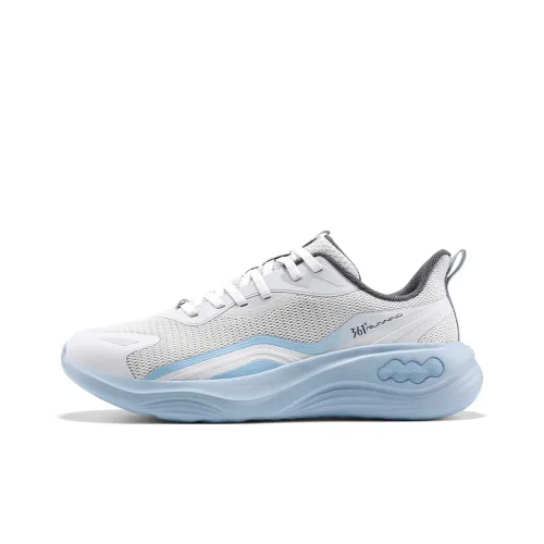 361° Устойчивый к истиранию Lightweight And Дышащий Низкий Топ Спринт Беговые кроссовки Мужские Белый и Синий