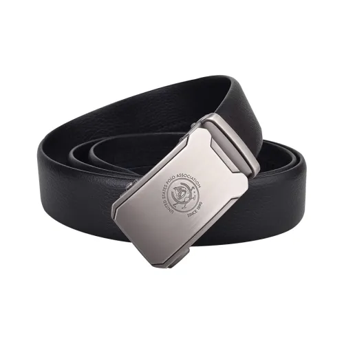 U.S. POLO ASSN. Ремни из коровьей кожи обработанной методом Transferred мужские 3,5 см