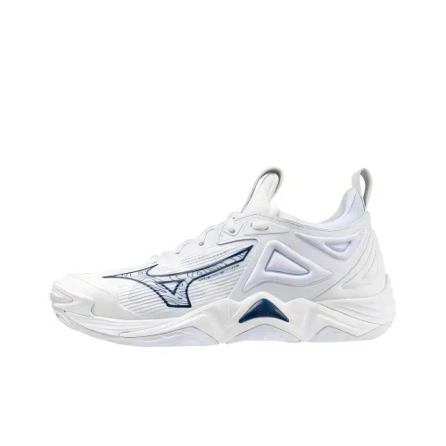 Mizuno Wave Momentum 3 Амортизация Низкий Топ Кроссовки для тренировок Женские Белые