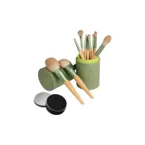 10 шт Зеленый Лотос + Ведрообразная Щетка + Ведрообразный Держатель