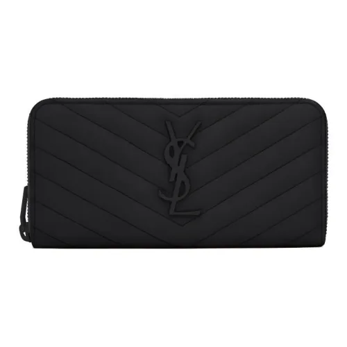 SAINT LAURENT Кожа Кошелек Женские Черный