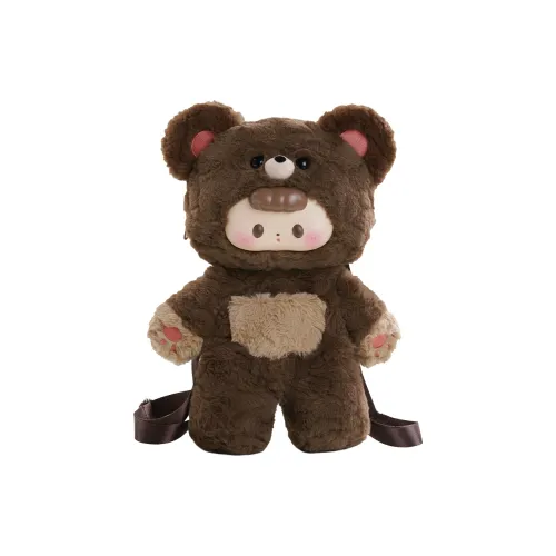 Holding Bamboo Полиэстер Рюкзак Средний Женский Коричневый