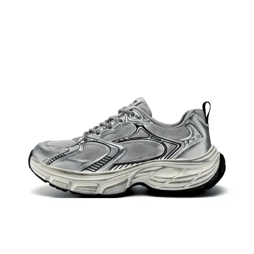 JEEP SPIRIT Низкий топ массивные кроссовки мужской Луна песочный серебряный