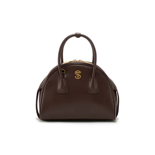 Simedin Сумка из коровьей кожи Бостонская Маленькая Женская Многоцветная