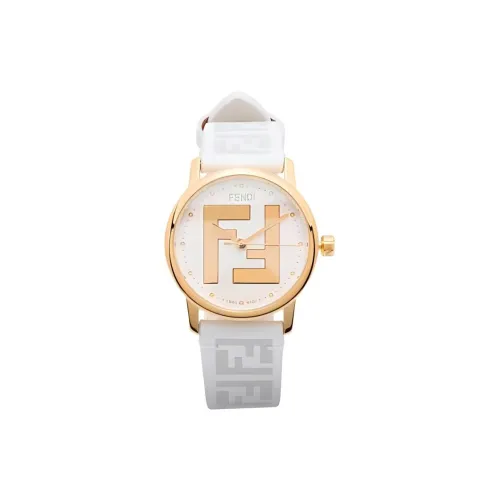 FENDI Women's Watch Кварцевый механизм Кожаный ремешок 29 мм Белый циферблат