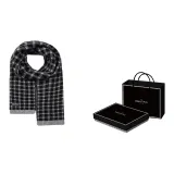 Чёрный, серый, клетка, подарочная коробка, комплект