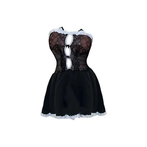 TLXT Кошка Женская одежда Одежда+Носки+Кольцо для шеи+Чехлы для рук+Ободок Женские ночные сорочки