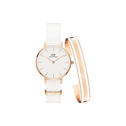 Daniel Wellington DW Watch DW Bangle Woven Strap Наручные часы Кварцевый механизм Белый циферблат Женские часы