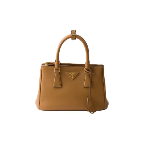 PRADA Кожа Сумка Маленькая Женская Карамель