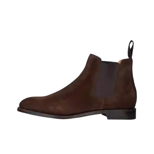 JOHN LOBB Lawry Короткий Челси Мужской Коричневый