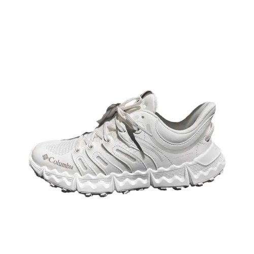 Columbia совместный бренд Амортизаторы Шок Устойчивый к истиранию Дышащий Низкий Топ Походная обувь Женская Белая