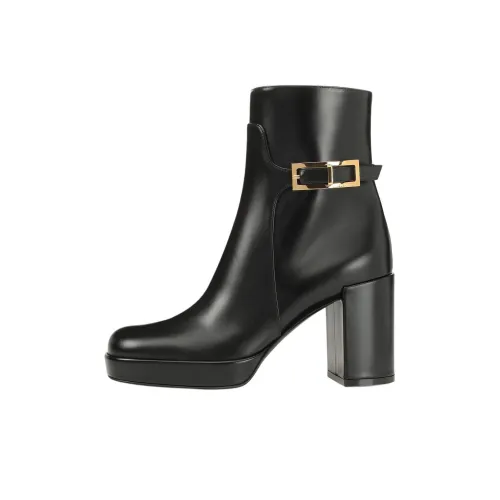 SERGIO ROSSI Sr Nora Ботильоны 7,5 см Женские Черные