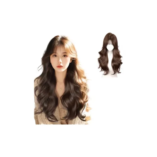 UMIFFA [Разделенный Any WAY] Полная Голова Перука Симулированные Волосы Слои Большая волна Длинные Завитые Волосы