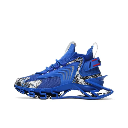 King Jinmai Высокий Топ Casual Мужской Королевский Синий