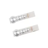 1 пара Бежевый (Одна и Половина Бусин) 000240