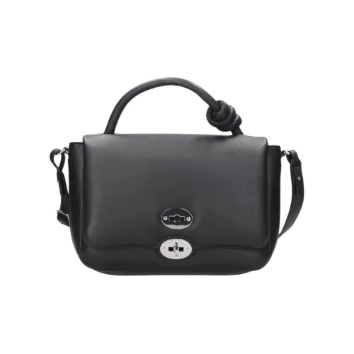 Zanellato Телячья кожа Одно плечо Сумка Средний Женский Черный