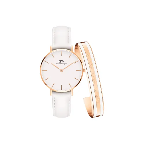 Daniel Wellington DW Watch DW Bangle Наручные часы Кварцевый механизм 32 мм Белый циферблат Женские часы