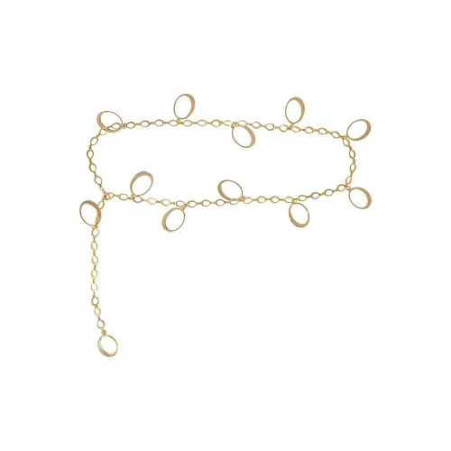 Oséree Металлические Цепи для талии Женские Золотые
