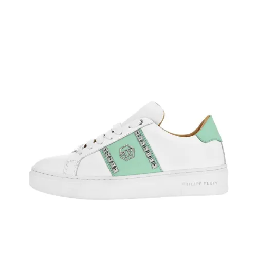 PHILIPP PLEIN Lo Топ Низкий Топ Скейтборд Кроссовки Унисекс Зеленый