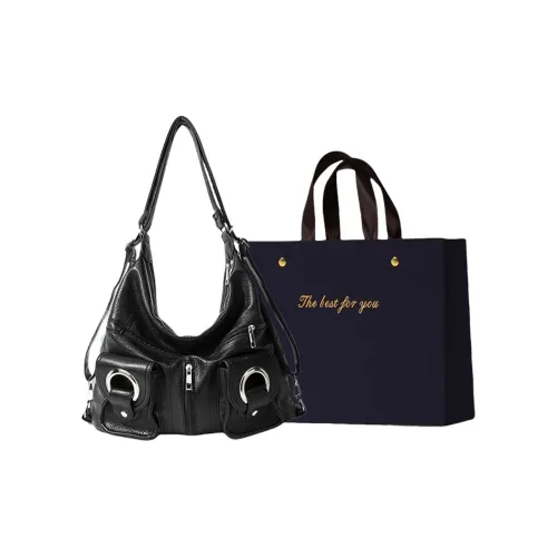 ZUONU ПУ (полиуретан) Рюкзак Сумка через плечо Женская Черный Белый